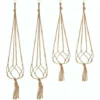 Lot De 4 Suspension Corde Plante Macramé Porte Pot Suspendu Plante Cintre Intérieur Extérieur Décoration Du Jardin Avec - 2 Pièces 105 Cm Et 2 Pièces 90 Cm, 4 Pieds 2 Lot De 4 Suspension Corde Plante Macramé Porte Pot Suspendu Plante Cintre Intérieur Extérieur Décoration Du Jardin Avec - 2 Pièces 105 Cm Et 2 Pièces 90 Cm, 4 Pieds -Promos Jardin Noble Magasin 100109752 1