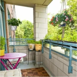 Lot De 4 Suspension Corde Plante Macramé Porte Pot Suspendu Plante Cintre Intérieur Extérieur Décoration Du Jardin Avec - 2 Pièces 105 Cm Et 2 Pièces 90 Cm, 4 Pieds -Promos Jardin Noble Magasin 100109752 5