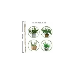 Ensemble De 3 Paniers Suspendus En Macramé Corde De Coton Panier Suspendu Pot De Fleur Porte-plante Cintre Pour Plafonds Extérieurs Intérieurs -Promos Jardin Noble Magasin 100155576 4