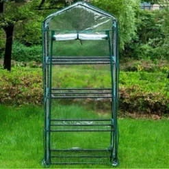 Housse De Serre à 4 étages En PVC - Housse De Rechange Pour Mini Serre De Jardin Pour Intérieur Ou Extérieur (support En Fer Non Inclus) -Promos Jardin Noble Magasin 100345491 2