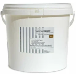 Tourteau De Ricin Semoulette , Engrais 100% Végétal. Seau 8 Kg
