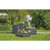 Jardinière Surélevée - Hauteur 25 Cm - Anthracite Garantia -Promos Jardin Noble Magasin 12197776 1