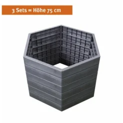 Jardinière Surélevée - Hauteur 25 Cm - Anthracite Garantia -Promos Jardin Noble Magasin 12197776 3
