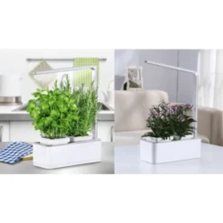 Jardinière Avec Lampe Led Intégrée Mini Potager -Promos Jardin Noble Magasin 12683699 3