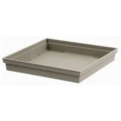 EDA Soucoupe Carre Toscane Taupe Pr Pots Ref 13627-13628-13635-13639