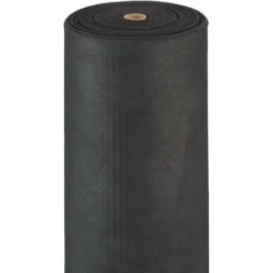 Relaxdays Toile Paillage Anti-mauvaises Herbes 50m Bâche Tissée Toile 50g/m² Géotextile, Résiste UV, Antidéchirure, Noir