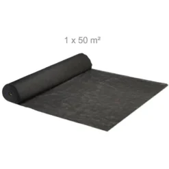 Relaxdays Toile Paillage Anti-mauvaises Herbes 50m Bâche Tissée Toile 50g/m² Géotextile, Résiste UV, Antidéchirure, Noir 10 Relaxdays Toile Paillage Anti-mauvaises Herbes 50m Bâche Tissée Toile 50g/m² Géotextile, Résiste UV, Antidéchirure, Noir -Promos Jardin Noble Magasin 13700097 4