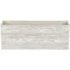 Bac à Fleurs Rectangulaire Blanc Effet Bois, 54 X 17 X 21 Cm, En Fibre D'Argile Pour Intérieur Et Extérieur Beliani 1 Bac à Fleurs Rectangulaire Blanc Effet Bois, 54 X 17 X 21 Cm, En Fibre D'Argile Pour Intérieur Et Extérieur Beliani -Promos Jardin Noble Magasin 14018459 1