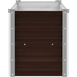Lit Surélevé De Jardin Marron 100x40x45 Cm Acier Galvanisé VidaXL 10 Lit Surélevé De Jardin Marron 100x40x45 Cm Acier Galvanisé VidaXL -Promos Jardin Noble Magasin 14190912 4