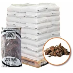 Paillage Végétal Biodégradable écorces De Pin Maritime 10 Sacs 50 L Pour 10m2 -Promos Jardin Noble Magasin 15817009 2