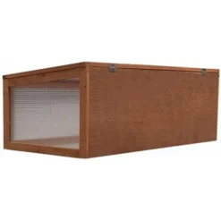 Serre De Jardin Gardiun Wooden I 90x41x32 Cm En Bois Et Polycarbonate -Promos Jardin Noble Magasin 15884322 4