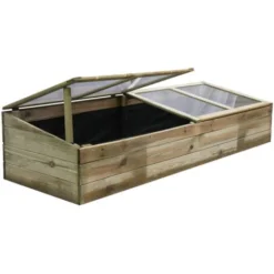 Serre Double Chassis En Bois Florence -Promos Jardin Noble Magasin 1653369 3