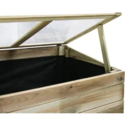 Serre Double Chassis En Bois Florence -Promos Jardin Noble Magasin 1653369 5