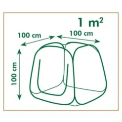 Serre Pop Up 100 X 100 X 100 Cm 6020409 Nature 9 Serre Pop Up 100 X 100 X 100 Cm 6020409 Nature -Promos Jardin Noble Magasin 1687171 3