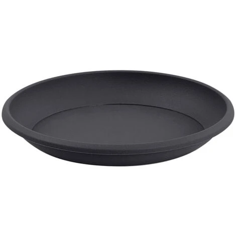 EDA Soucoupe Cancun Ø 38 Cm Pour Pot Cancun Ø 50 Cm - Gris Anthracite 3 EDA Soucoupe Cancun Ø 38 Cm Pour Pot Cancun Ø 50 Cm - Gris Anthracite