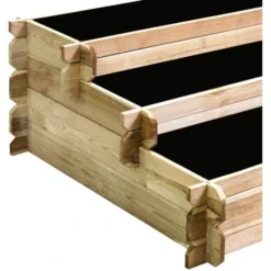 Carré Potager En Bois à étages - Petit Modèle -Promos Jardin Noble Magasin 1766471 4