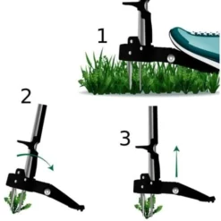 Désherbeur Manuel 4 Griffes Aluminium RootKiller -Promos Jardin Noble Magasin 17680568 4