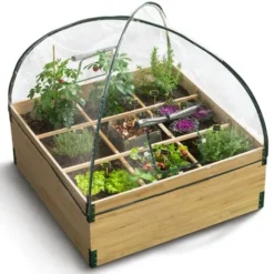 Carré Potager Avec Composteur Intégré Et Housse Serre Chassis