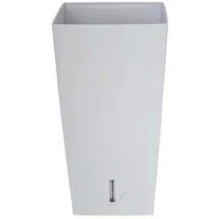 Riviera Pot En Plastique Carré Avec Réserve D'eau 52 Cm Eva