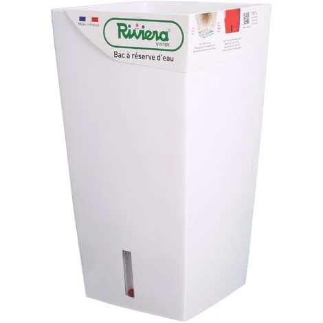 Riviera Pot En Plastique Carré Avec Réserve D'eau 52 Cm Eva 5 Riviera Pot En Plastique Carré Avec Réserve D'eau 52 Cm Eva – Image 3