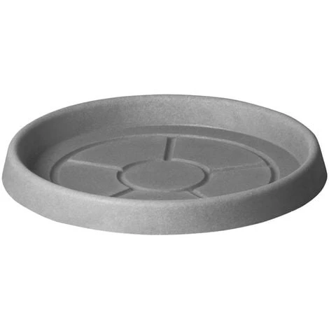 Soucoupe Ronde Anthracite - 22 Cm 3 Soucoupe Ronde Anthracite - 22 Cm