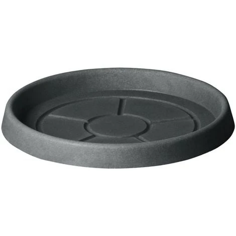 Soucoupe Ronde Anthracite - 22 Cm 4 Soucoupe Ronde Anthracite - 22 Cm – Image 2