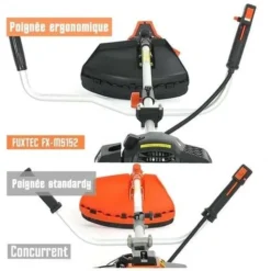 Débroussailleuse Thermique - FUXTEC FX-MS152 - 52cm3 3CV 10 Débroussailleuse Thermique - FUXTEC FX-MS152 - 52cm3 3CV -Promos Jardin Noble Magasin 18131831 4