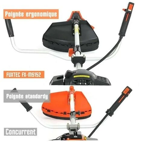 Débroussailleuse Thermique - FUXTEC FX-MS152 - 52cm3 3CV 6 Débroussailleuse Thermique - FUXTEC FX-MS152 - 52cm3 3CV – Image 4