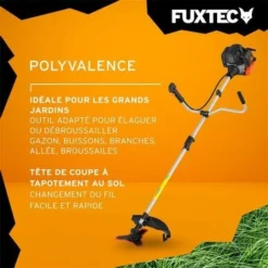 Débroussailleuse Thermique - FUXTEC FX-MS152 - 52cm3 3CV 11 Débroussailleuse Thermique - FUXTEC FX-MS152 - 52cm3 3CV -Promos Jardin Noble Magasin 18131831 5