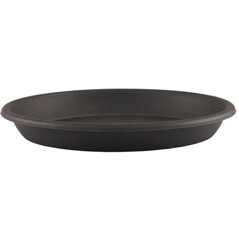 Soucoupe Pot De Fleur Ronde 45cm Anthracite - EDA 3 Soucoupe Pot De Fleur Ronde 45cm Anthracite - EDA