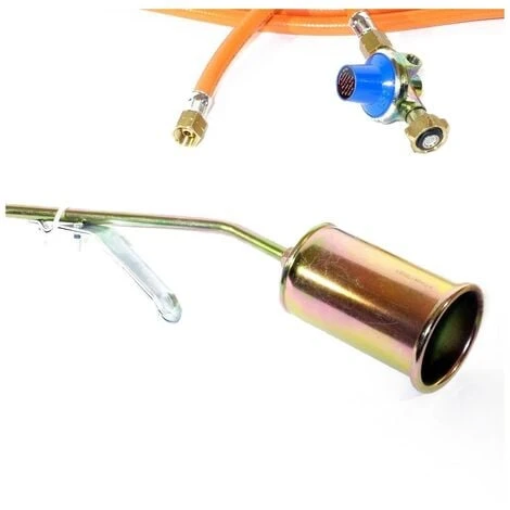 Desherbeur Pro KEMPER Tuyau 5 M Bruleur 60 Mm Allume Gaz + Détendeur Propane Inclus + Chariot à Roues Pour Bouteille Gaz 5 Desherbeur Pro KEMPER Tuyau 5 M Bruleur 60 Mm Allume Gaz + Détendeur Propane Inclus + Chariot à Roues Pour Bouteille Gaz – Image 3