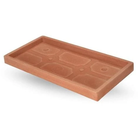 Soucoupe Rectangulaire 60 Cm - Terre Cuite 4 Soucoupe Rectangulaire 60 Cm - Terre Cuite – Image 2