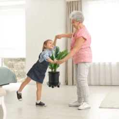 Relaxdays Support Roulant Plantes, 2, Rond, Intérieur Et Extérieur, Freins, Plateau Pour Pots De Fleurs, 28cm D. Métal 9 Relaxdays Support Roulant Plantes, 2, Rond, Intérieur Et Extérieur, Freins, Plateau Pour Pots De Fleurs, 28cm D. Métal -Promos Jardin Noble Magasin 18728301 3