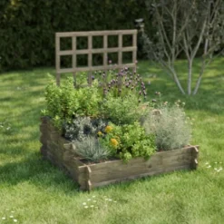 Carré Potager En Bois 154L - Angelic -Promos Jardin Noble Magasin 18731065 2