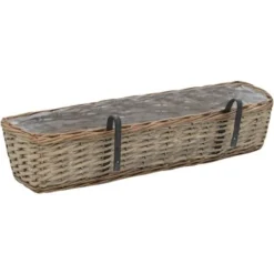Jardinières De Balcon 2 Pcs Osier Avec Doublure De PE 80 Cm VidaXL -Promos Jardin Noble Magasin 19758408 4