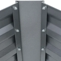 Carré Potager VALERIANA Galvanisé 140 L - 80 X 60 X 30 Cm - Potager Surélevé, Jardinière Surélevée, Lit De Plantation Surélevé -Promos Jardin Noble Magasin 19900683 5