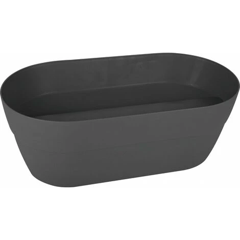 Jardiniere Plastique Cavaliere Cancun Gris Anthracite 19,5 54,9 X 29 X 20,6 - EDA 3 Jardiniere Plastique Cavaliere Cancun Gris Anthracite 19,5 54,9 X 29 X 20,6 - EDA