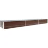 Lit Surélevé De Jardin Acier Galvanisé 480x80x45 Cm Marron VidaXL -Promos Jardin Noble Magasin 20359894 1