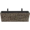 Jardinière Pot De Fleurs Rectangulaire De Type Panier En Fibres Naturelles Idéal Pour Balcon Terrasse Ou Jardin Boho (Bohème) Et Campagne Beliani 2 Jardinière Pot De Fleurs Rectangulaire De Type Panier En Fibres Naturelles Idéal Pour Balcon Terrasse Ou Jardin Boho (Bohème) Et Campagne Beliani -Promos Jardin Noble Magasin 22777789 1