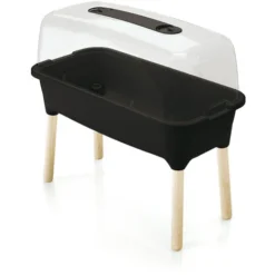 Prosperplast Potager Serre En Plastique Avec Pieds En Bois -Promos Jardin Noble Magasin 22876012 2