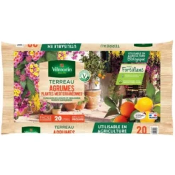 Terreau Agrumes Plantes Méditerranéennes Vilmorin Sac De 20 Litres