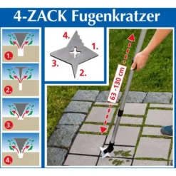 Racleur à 4 Points Wenko -Promos Jardin Noble Magasin 24389789 3