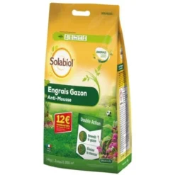 Engrais Gazon Anti Mousse, Sac De 14 Kgs