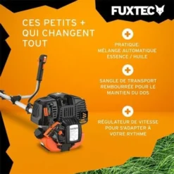 Débroussailleuse Thermique 4 Temps - FUXTEC FX-4MS131 - 31cm3 1 CV 10 Débroussailleuse Thermique 4 Temps - FUXTEC FX-4MS131 - 31cm3 1 CV -Promos Jardin Noble Magasin 24483494 4