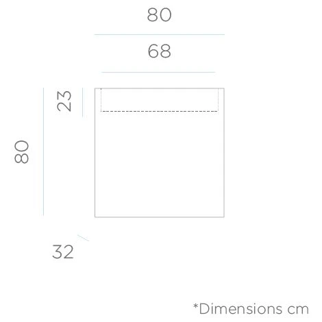 Bac à Fleurs Haut MOOVERE 80 Blanc 6 Bac à Fleurs Haut MOOVERE 80 Blanc – Image 4