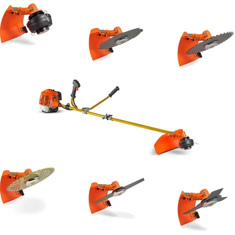 Débroussailleuse Thermique 2 Temps 62 Cm3 4CV Avec Lames Et Garde De Gazon Professionnel 6 Fonctions En 1 La Plus Puissante De La Catégorie 3 Débroussailleuse Thermique 2 Temps 62 Cm3 4CV Avec Lames Et Garde De Gazon Professionnel 6 Fonctions En 1 La Plus Puissante De La Catégorie