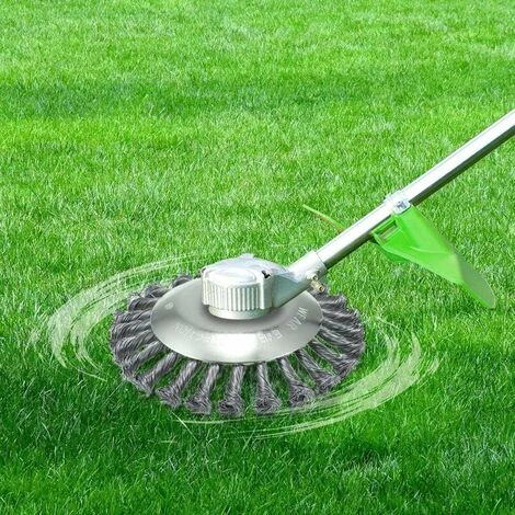 Tête De Brosse De Désherbage De Jardin, Tondeuse à Gazon Universelle Tondeuse à Gazon Tête De Fil Jardin Terrain De Jeu Entretien Tête De Remplacement De Coupe Des Mauvais 4 Tête De Brosse De Désherbage De Jardin, Tondeuse à Gazon Universelle Tondeuse à Gazon Tête De Fil Jardin Terrain De Jeu Entretien Tête De Remplacement De Coupe Des Mauvais – Image 2