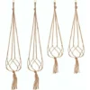 LITZEE Lot De 4 Suspension Corde Plante Macramé Porte Pot Suspendu Plante Cintre Intérieur Extérieur Décoration Du Jardin Avec - 2 Pièces 105 Cm Et 2 Pièces 90 Cm, 4 Pieds 2 LITZEE Lot De 4 Suspension Corde Plante Macramé Porte Pot Suspendu Plante Cintre Intérieur Extérieur Décoration Du Jardin Avec - 2 Pièces 105 Cm Et 2 Pièces 90 Cm, 4 Pieds -Promos Jardin Noble Magasin 26462581 1