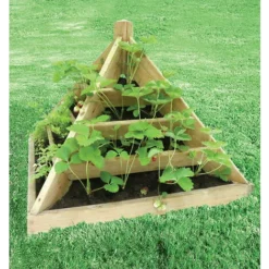 Bac à Fleurs Pyramide à Plants 80 -Promos Jardin Noble Magasin 27556884 3