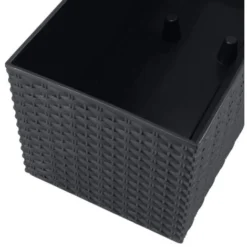 PROSPERPLAST Jardinière Rectangulière Noir Arrosage Automatique 17l. -Promos Jardin Noble Magasin 27610622 5